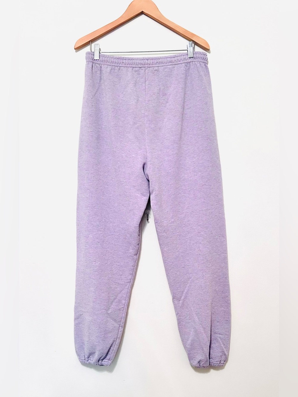 Urban Outfitters Heathered Lilac Elastic-Waist Cool Comfy Sweatpants-No Tag - Picture 3 of 5